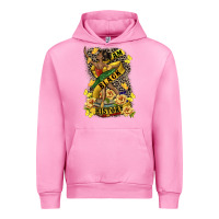 Fuchsia Pink i am black history Urban Hoodie - CowGirlArtShop