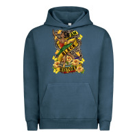 Pigment Midnight Navy i am black history Urban Hoodie - CowGirlArtShop