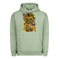 Pigment Oil Green i am black history Urban Hoodie - CowGirlArtShop