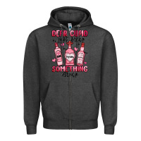 Charcoal Heather dear cupid just bring something strong Zipper Hoodie - MaliasSmallBusiness