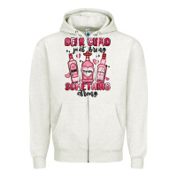 Oatmeal Heather dear cupid just bring something strong Zipper Hoodie - MaliasSmallBusiness