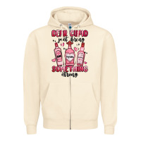 Sandshell dear cupid just bring something strong Zipper Hoodie - MaliasSmallBusiness