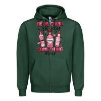 Sports Green dear cupid just bring something strong Zipper Hoodie - MaliasSmallBusiness