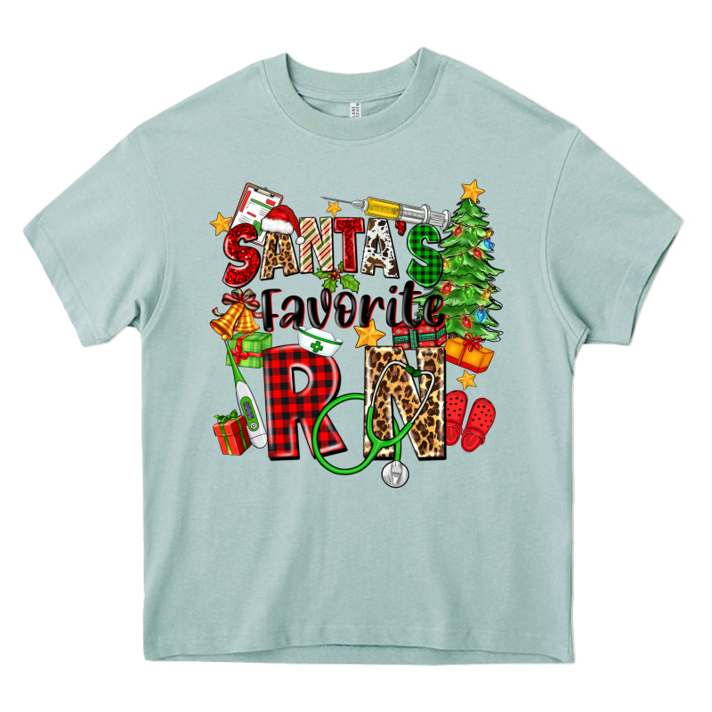 Santa's Favorite Rn Heavy Core Tee by Zillion Design Studio | Teevron