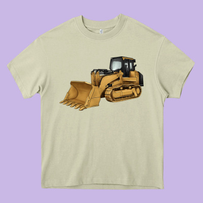 Bulldozer Heavy Core Tee Designed By Artiststas