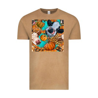Vintage Camel autumn cows seamless pattern Vintage Tee - BundleAndBundleShop