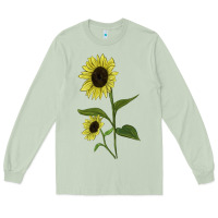 Matcha Buttercream Sunflower Long Sleeve Tee - LillyAllenDesigns