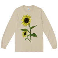 Mushroom Buttercream Sunflower Long Sleeve Tee - LillyAllenDesigns