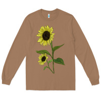 Toasted Coconut Buttercream Sunflower Long Sleeve Tee - LillyAllenDesigns
