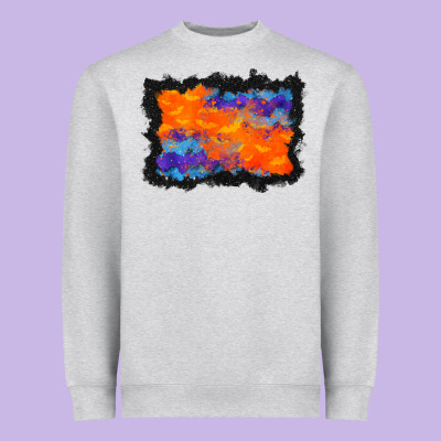Halloween Bat Background Heavyweight Sweatshirt Designed By Bundleandbundleshop