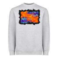 Heather Grey halloween bat background Heavyweight Sweatshirt - BundleAndBundleShop