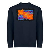 Navy halloween bat background Heavyweight Sweatshirt - BundleAndBundleShop