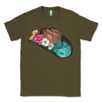 Army Green cowboy hat Classic Tee - AdoDesignShop