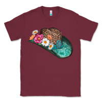 Burgundy cowboy hat Classic Tee - AdoDesignShop