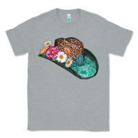 Heather Grey cowboy hat Classic Tee - AdoDesignShop