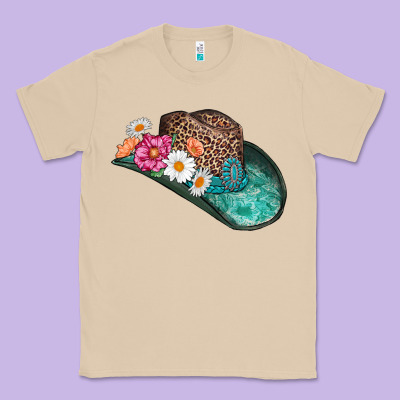 Cowboy Hat Classic Tee Designed By Adodesignshop