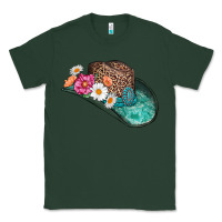 Sports Green cowboy hat Classic Tee - AdoDesignShop
