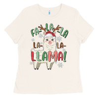 Bone fa la la llama Ladies Tee - MaliasSmallBusiness
