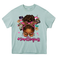 Arona small business afro messy bun Heavy Core Tee - texasbilliewilder