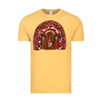 Vintage Mustard valentines red angus rainbow Vintage Tee - JahusDesignShop
