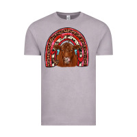 Vintage Zinc valentines red angus rainbow Vintage Tee - JahusDesignShop
