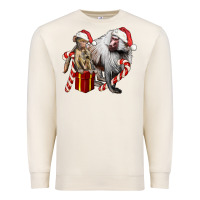 Sandshell Christmas Baboon Baby And Mama Premium Sweatshirt - LillyAllenDesigns