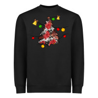 Black Christmas trees lights Heavyweight Sweatshirt - JahusDesignShop