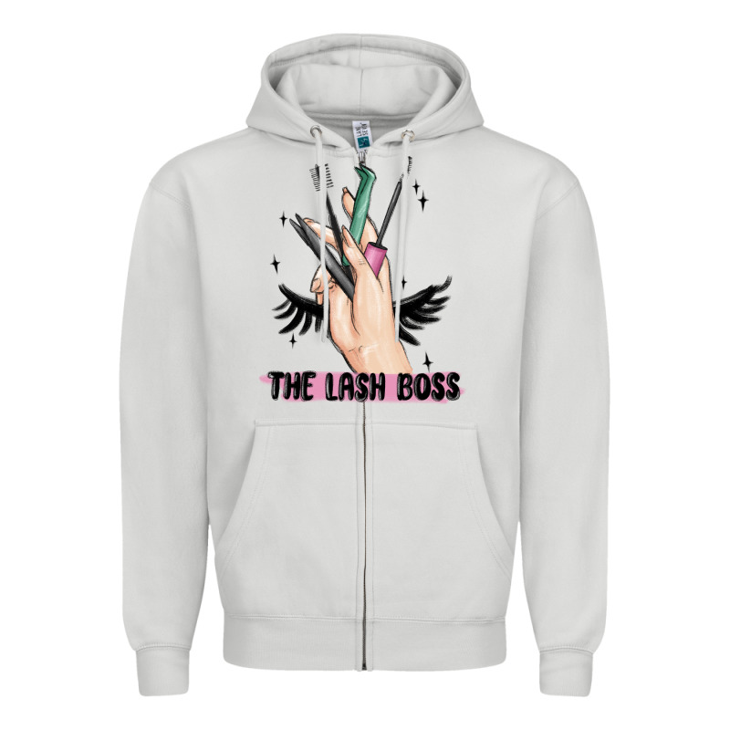 The Lash Boss Zipper Hoodie by MaliasSmallBusiness | Teevron