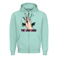 Seafoam the lash boss Zipper Hoodie - MaliasSmallBusiness