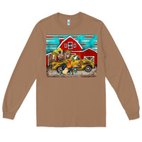 Toasted Coconut western truck farm animals mousepad Long Sleeve Tee - BarkalooDesign