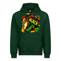 Forest Green i am black history Urban Hoodie - CowGirlArtShop