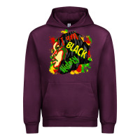 Mauve Wine i am black history Urban Hoodie - CowGirlArtShop