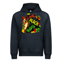 Navy i am black history Urban Hoodie - CowGirlArtShop