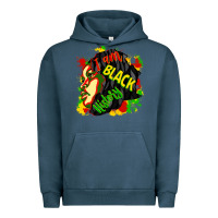 Pigment Midnight Navy i am black history Urban Hoodie - CowGirlArtShop