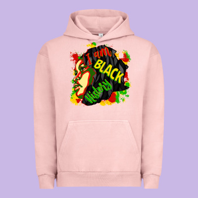 I Am Black History Urban Hoodie Designed By Cowgirlartshop