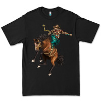 Black western horse rodeo Premium Tee - BarkalooDesign