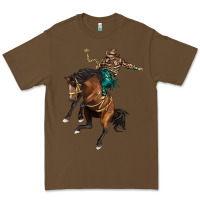Cacao western horse rodeo Premium Tee - BarkalooDesign