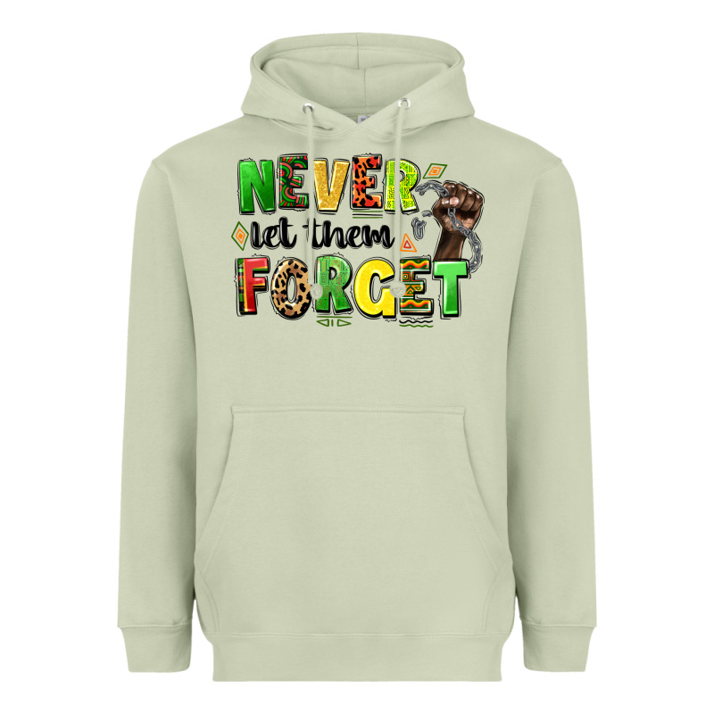 Never Let Them Forget Juneteenth Heavyweight Hoodie by LillyAllenDesigns | Teevron