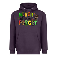 Plum never let them forget juneteenth Heavyweight Hoodie - LillyAllenDesigns