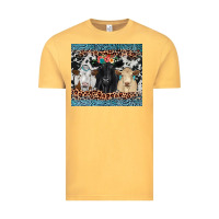 Vintage Mustard black angus Simmental charolais Vintage Tee - JahusDesignShop