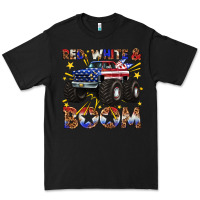 Black red white and boom Premium Tee - texasbilliewilder