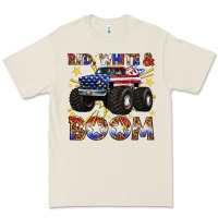Bone red white and boom Premium Tee - texasbilliewilder