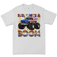Dove Grey red white and boom Premium Tee - texasbilliewilder