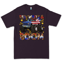 Plum red white and boom Premium Tee - texasbilliewilder