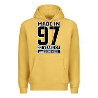 Antique Gold Made In 97 22 Years Of Awesomeness Premium Hoodie - Bettercallsaul