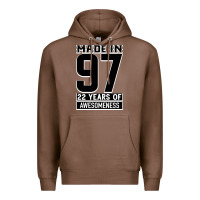 Chestnut Made In 97 22 Years Of Awesomeness Premium Hoodie - Bettercallsaul