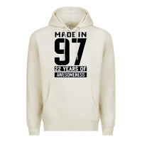 Oatmeal Heather Made In 97 22 Years Of Awesomeness Premium Hoodie - Bettercallsaul