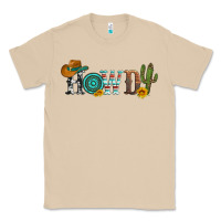 Mushroom howdy with cowboy hat and cactus Classic Tee - Artiststas