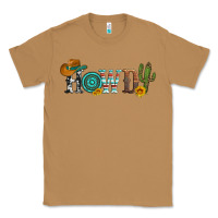 Toasted Coconut howdy with cowboy hat and cactus Classic Tee - Artiststas