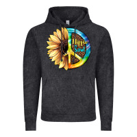 Vintage Arctic Hippie Soul with Sunflower and Leopard Background Vintage Hoodie - JahusDesignShop